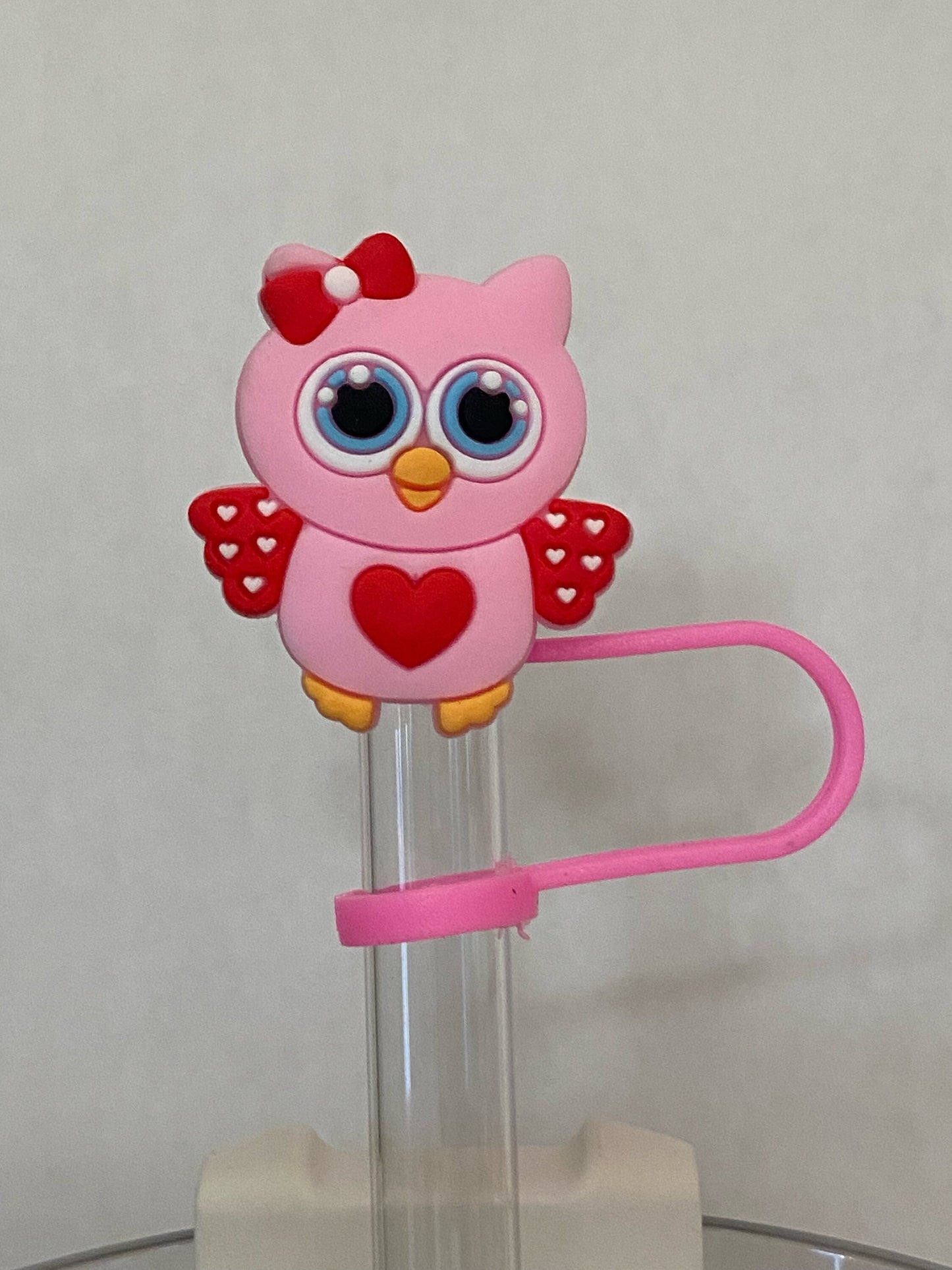 Heart Owl for 10 mm Straws