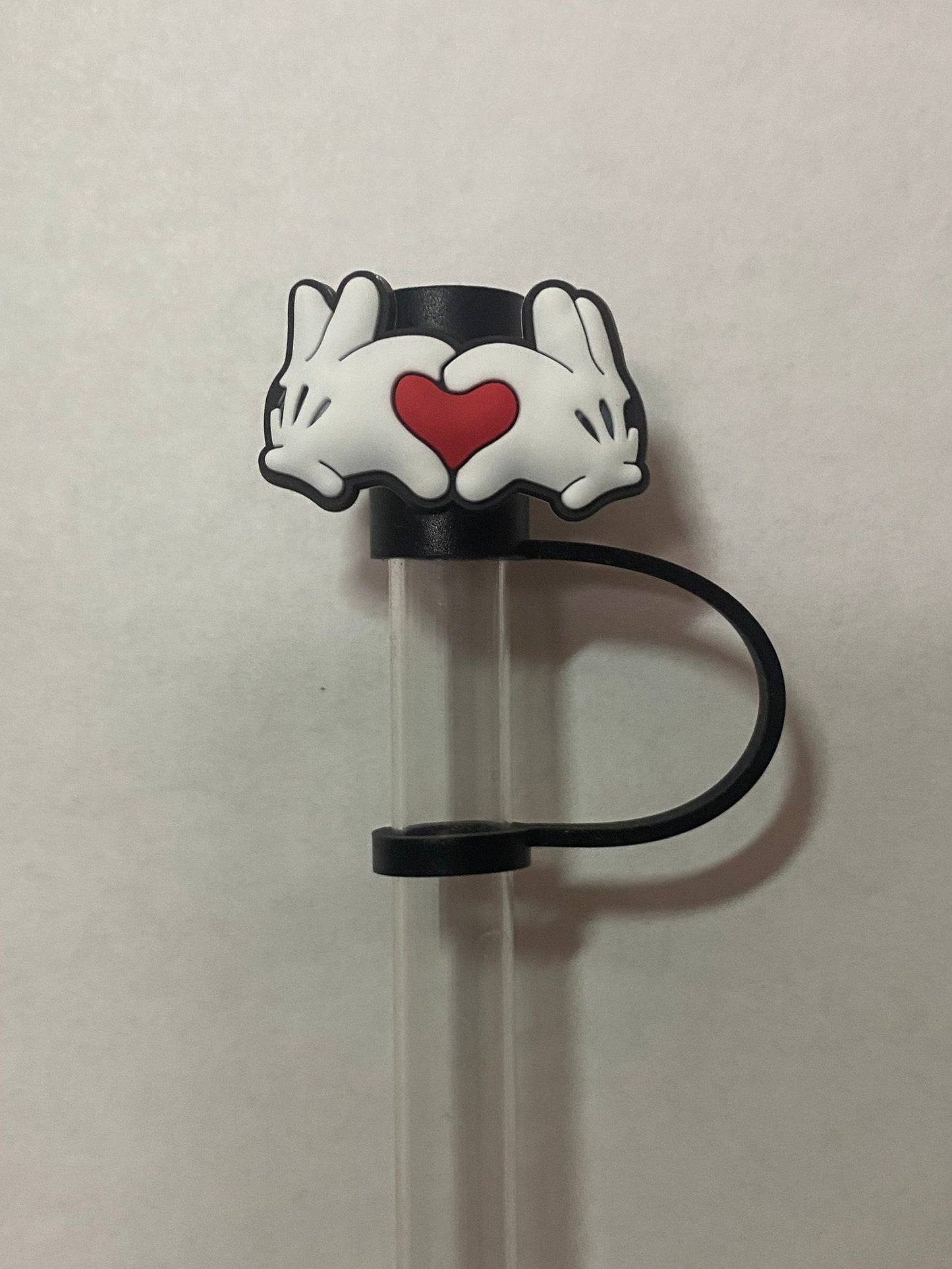 Heart Hands Straw Topper for 10 mm Straws