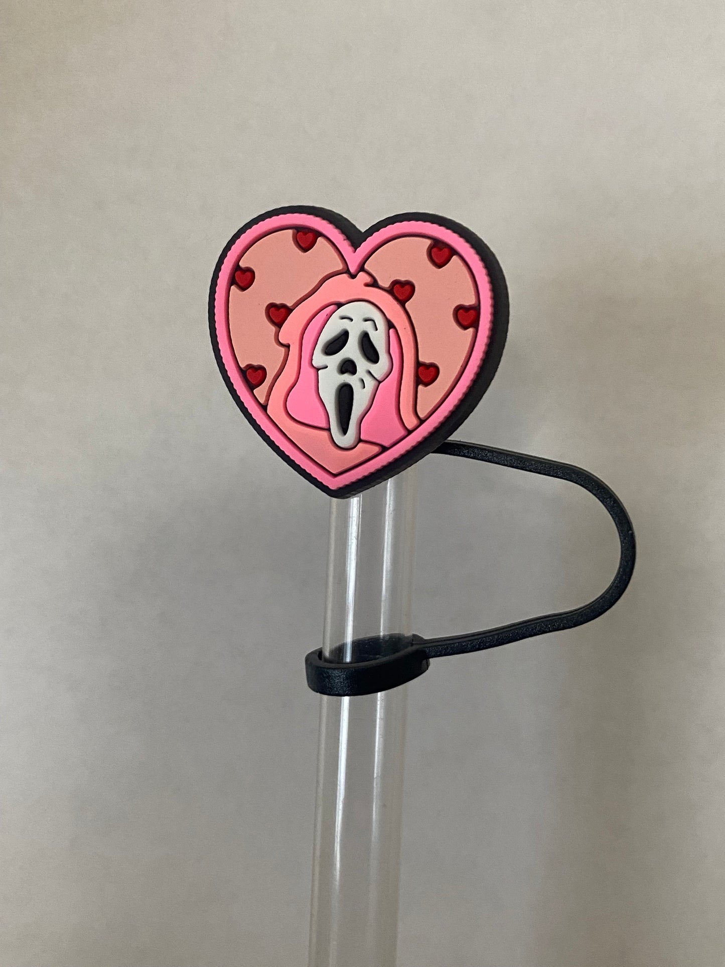 Scary Love Heart Topper for 10 mm Straws