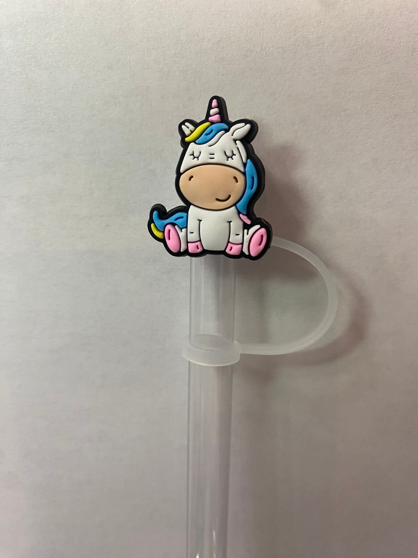 Sitting Unicorn Straw Topper for 10 mm Straws