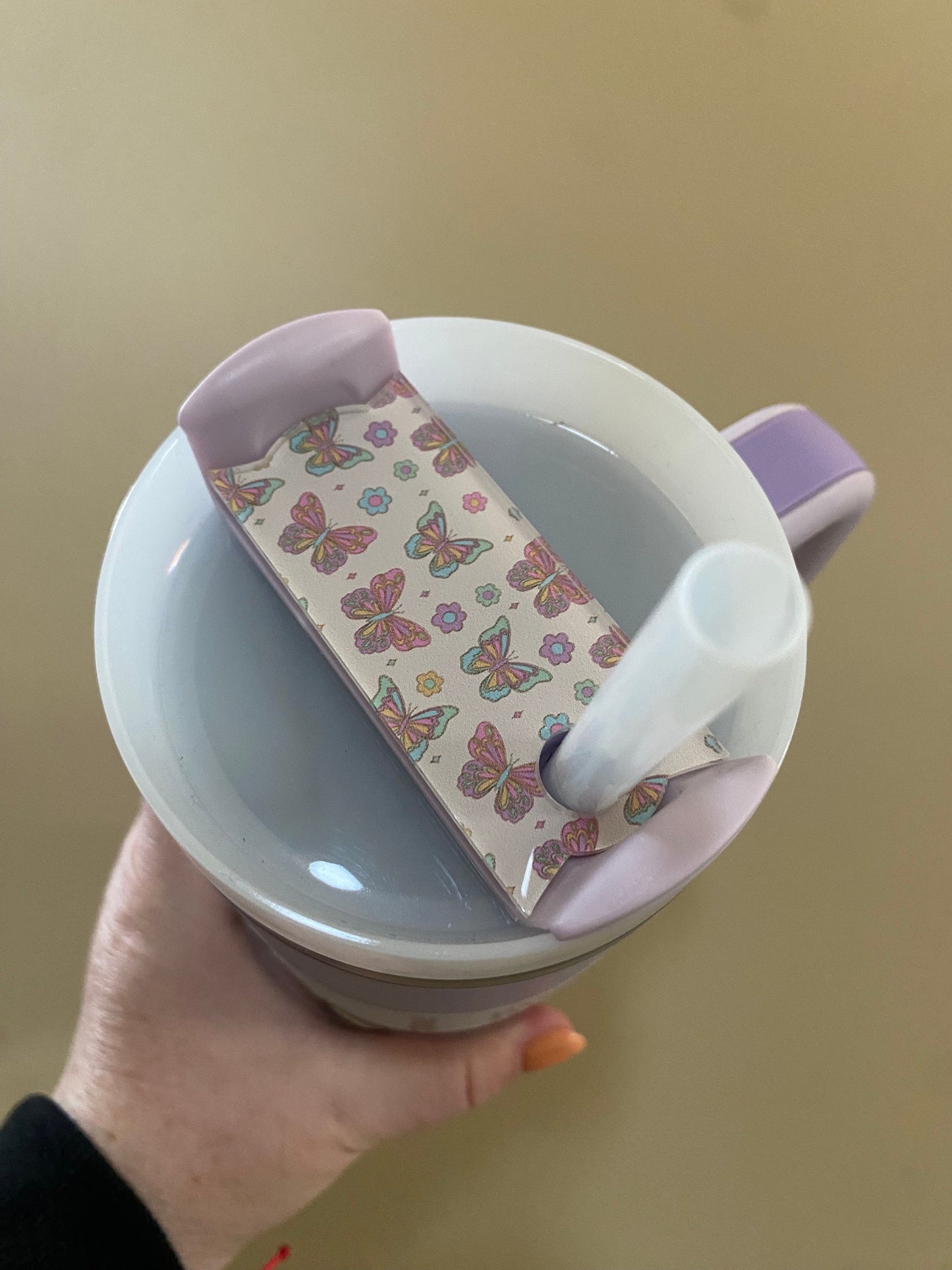 Pastel Butterflies 30 oz 2.0 Acrylic Tumbler Tag
