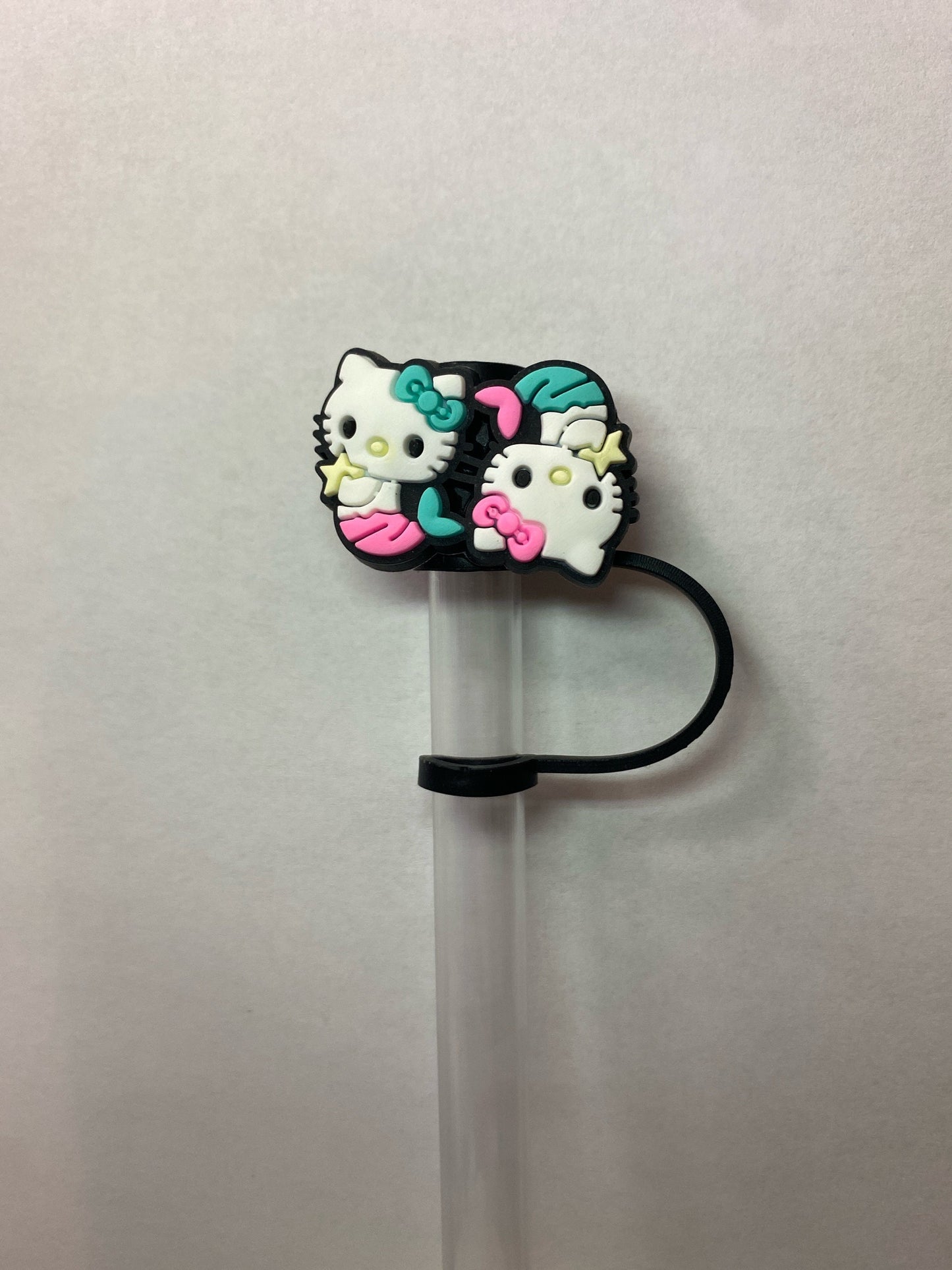 Kitty Mermaids Straw Topper for 10 mm Straws
