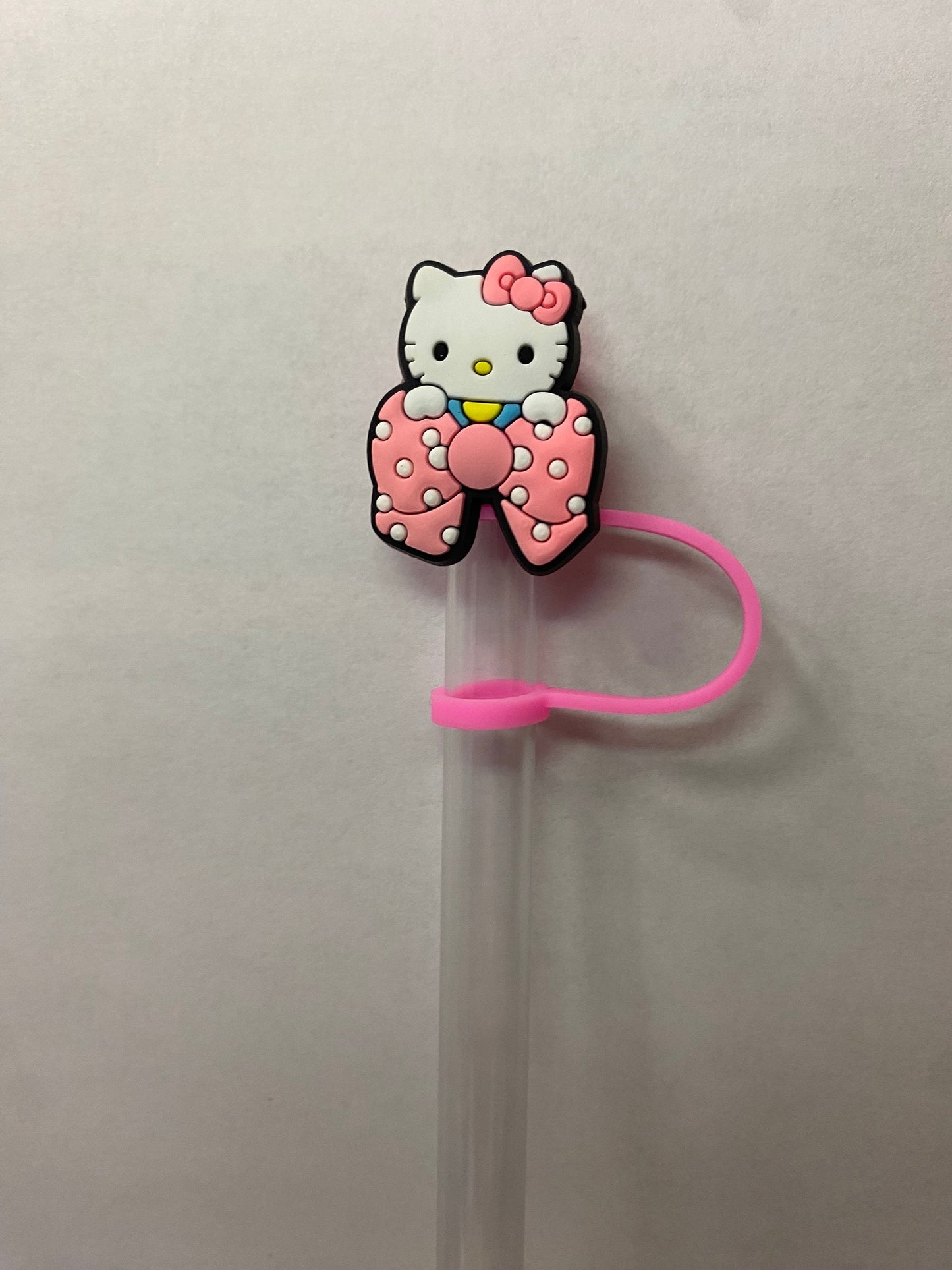 Kitty Bow Straw Topper for 10 mm Straws