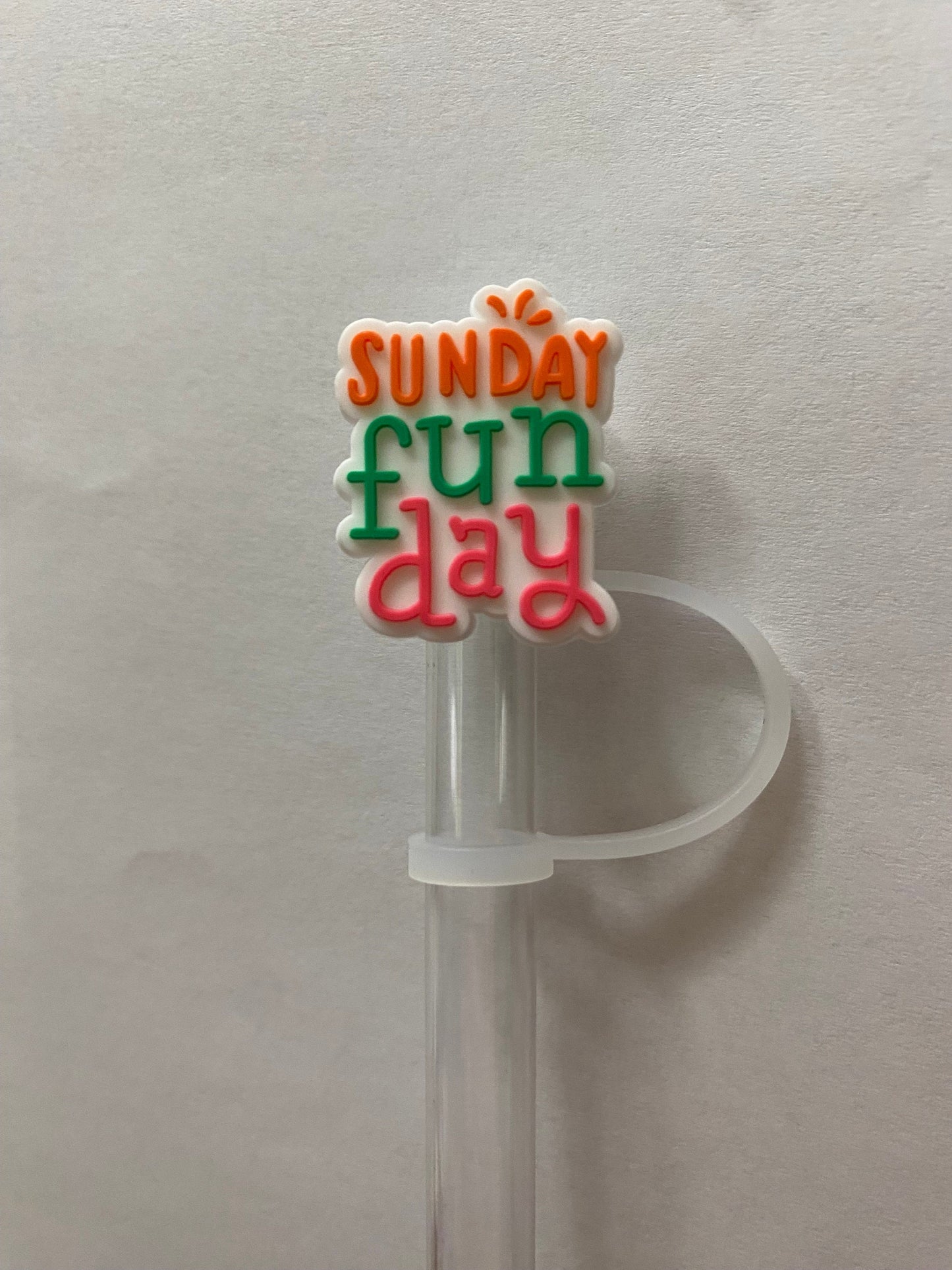Sunday Funday Straw Topper for 10 mm Straws