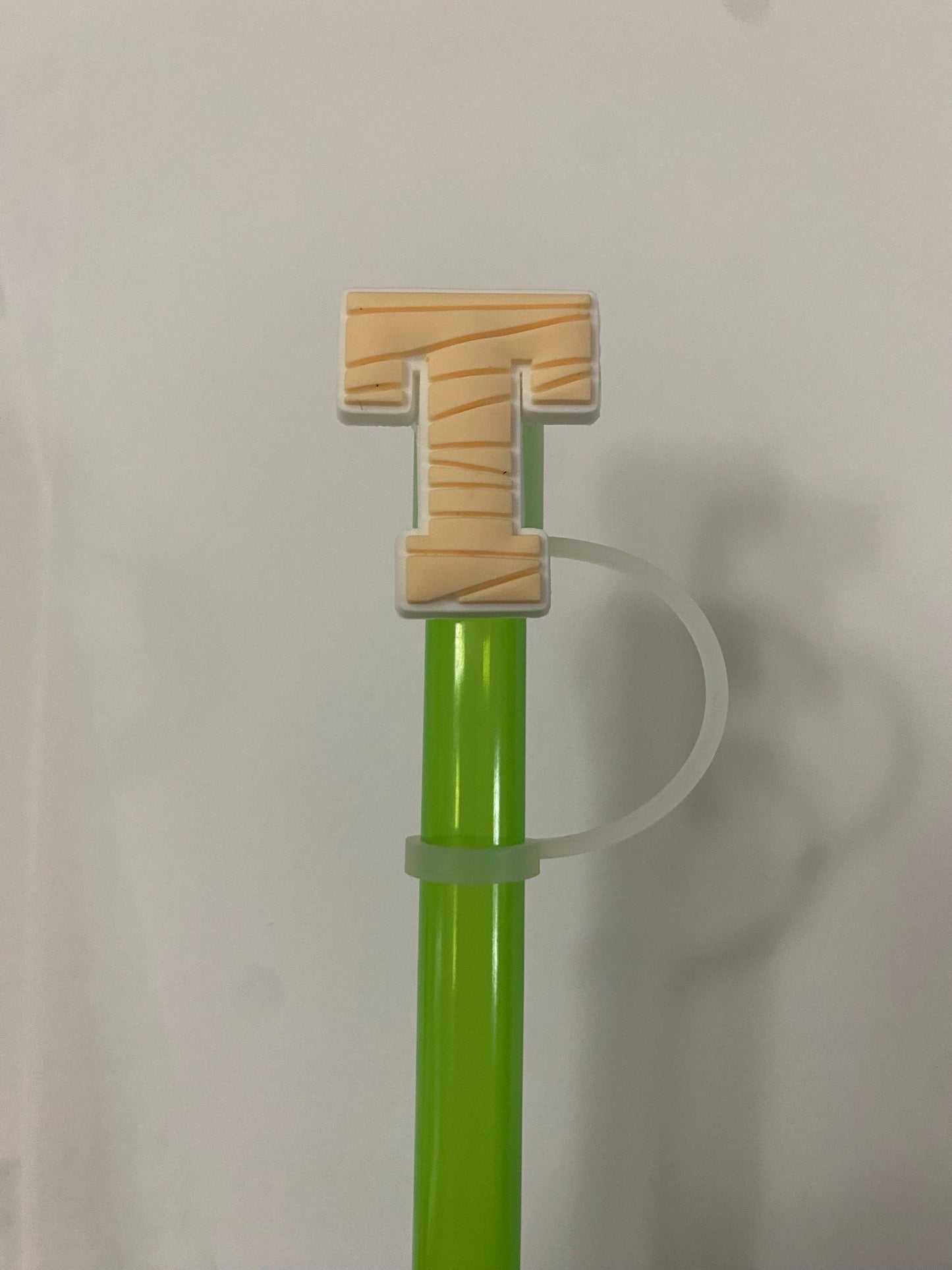 Halloween Letters Q - V Straw Toppers for 10 mm Straws