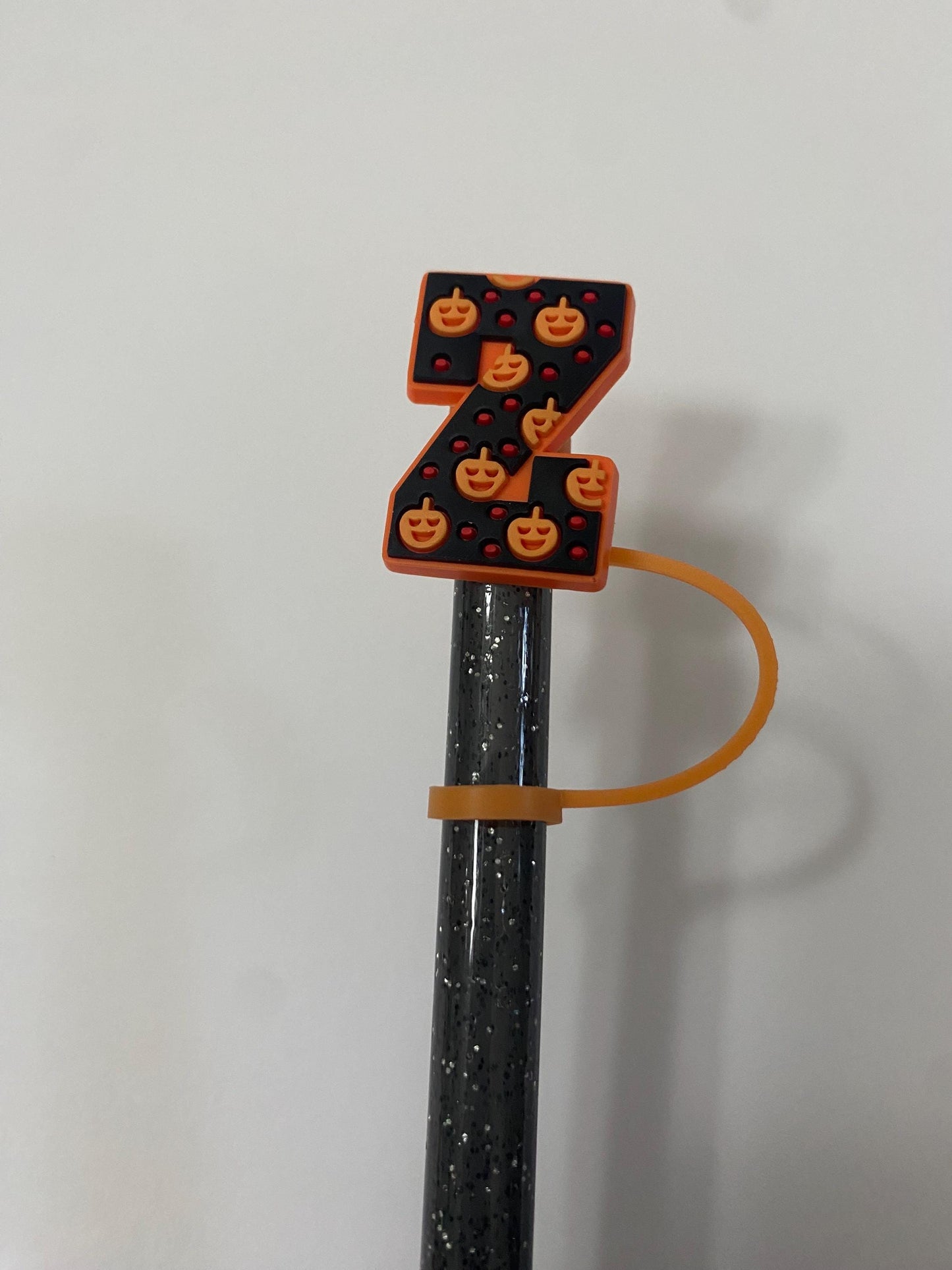 Halloween Letters W - Z Straw Toppers for 10 mm Straws
