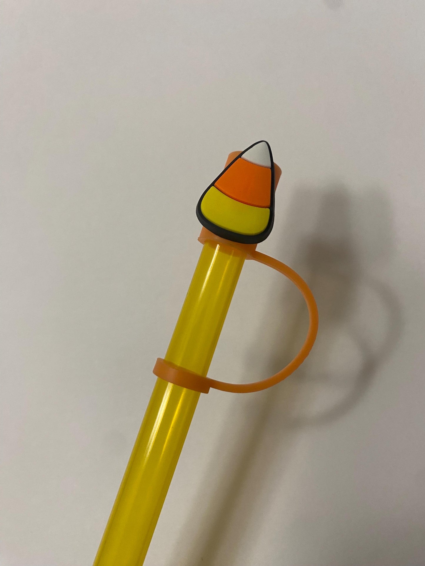 Candy Corn Straw Topper for 10 mm Straws