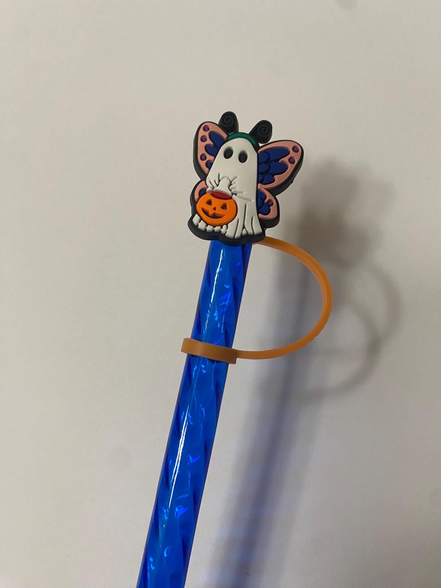 Butterfly Ghost Straw Topper for 10 mm Straws