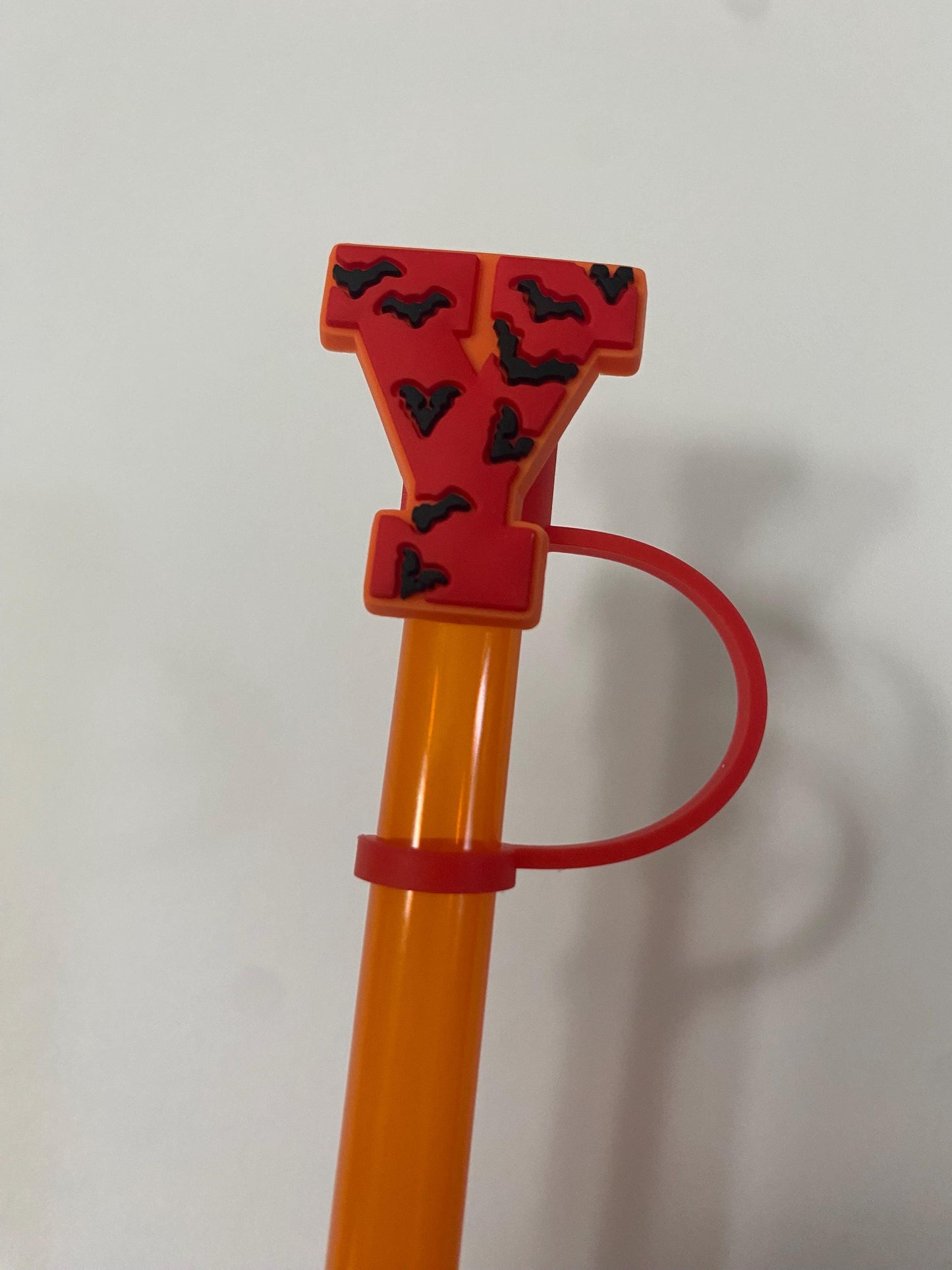 Halloween Letters W - Z Straw Toppers for 10 mm Straws