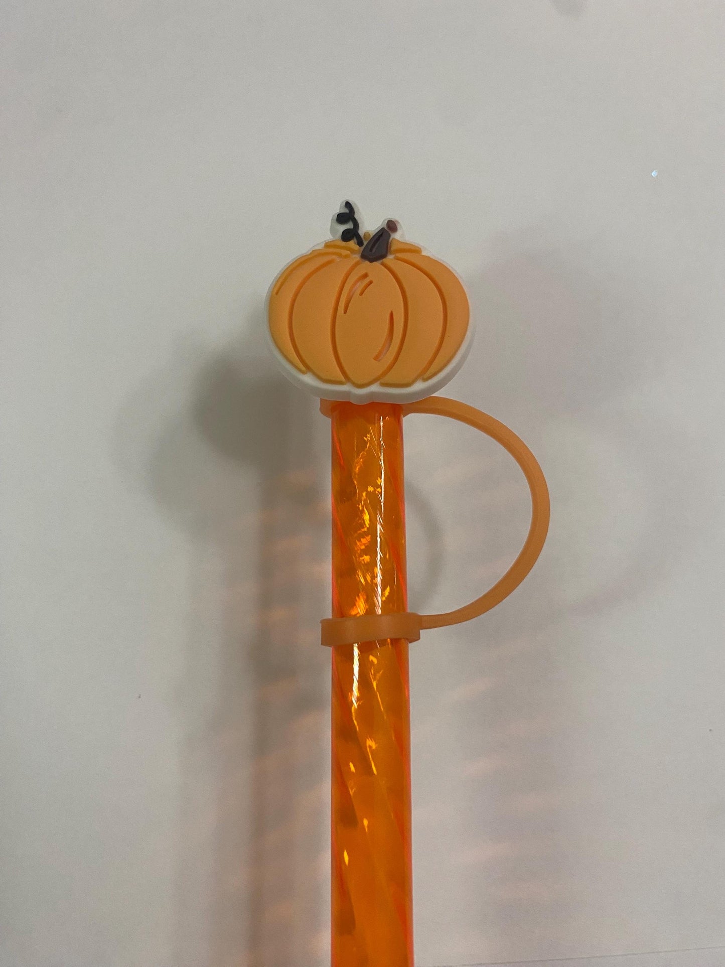 Pumpkin Straw Topper for 10 mm Straws