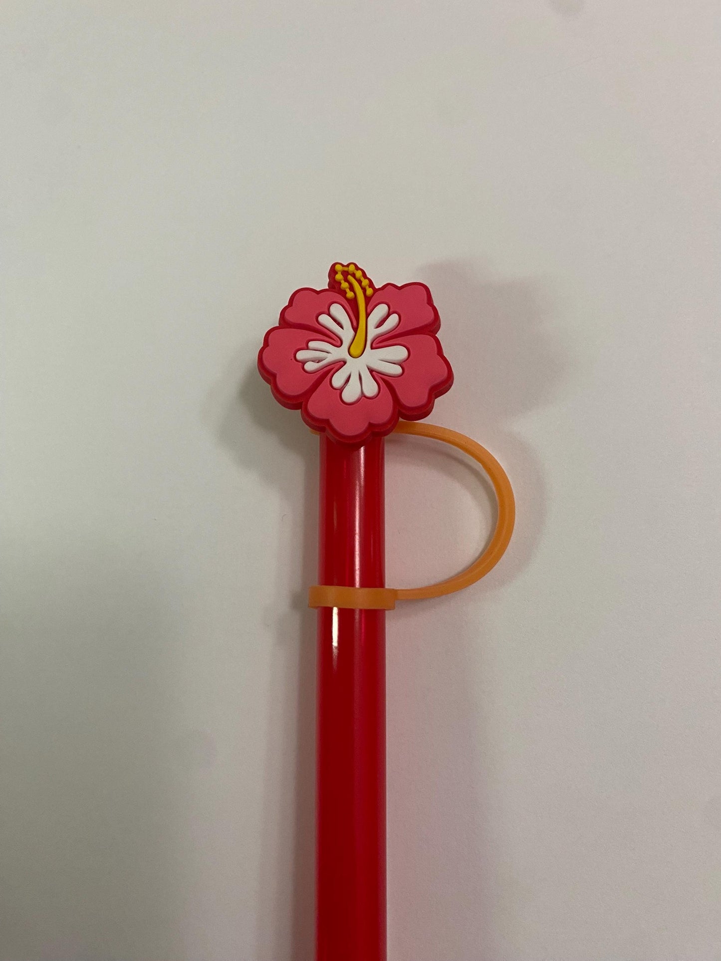 Hibiscus Flower Straw Topper for 10 mm Straws