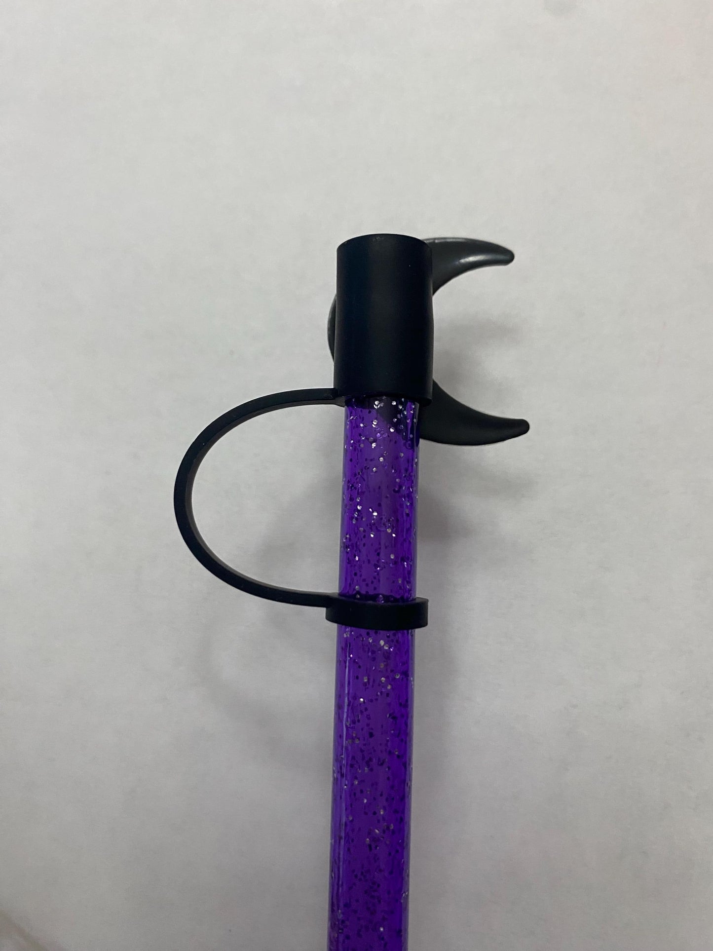 Purple Moon Straw Topper for 10 mm Straws