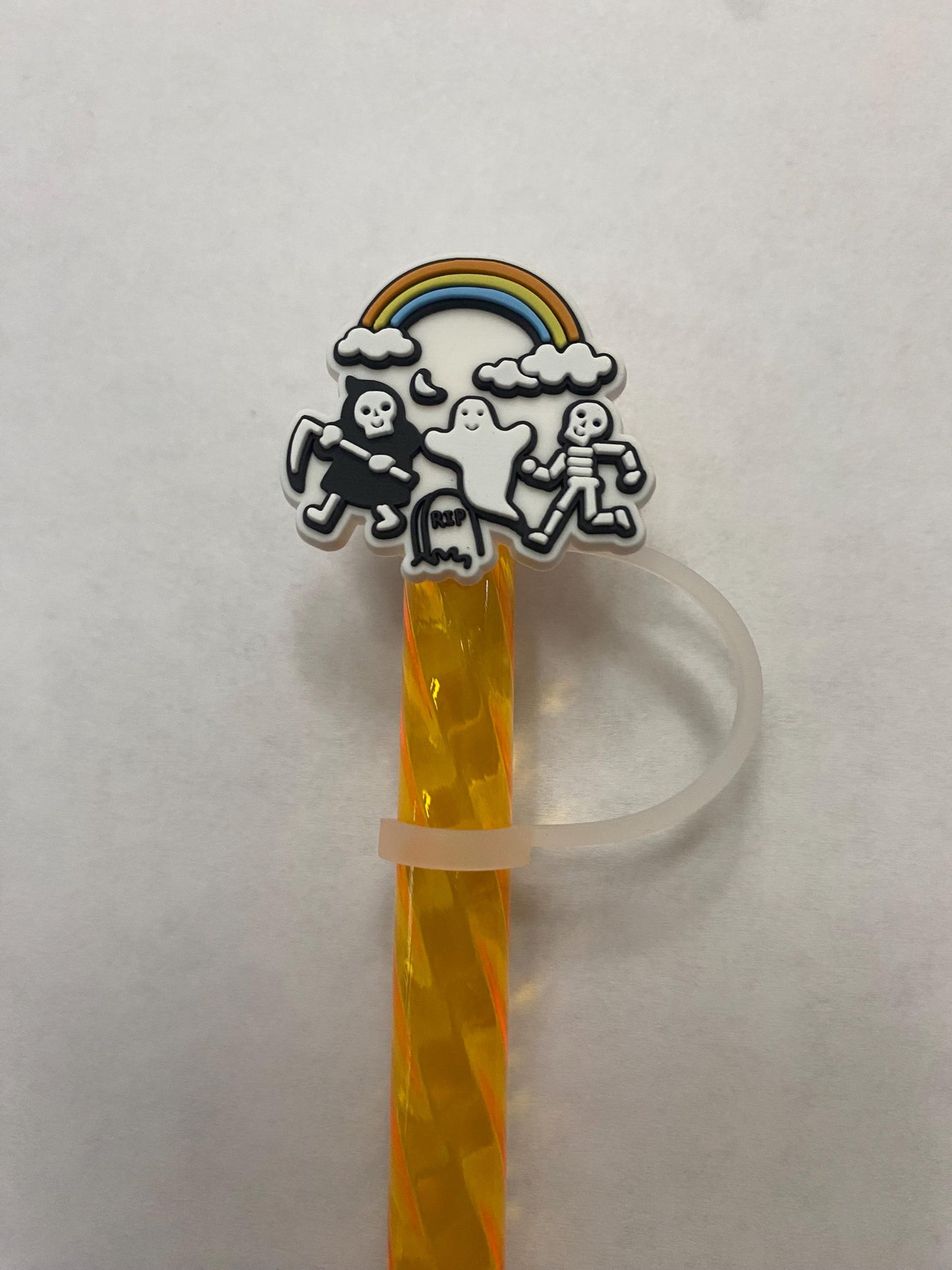 Halloween Rainbow Dancers Straw Topper for 10 mm Straws