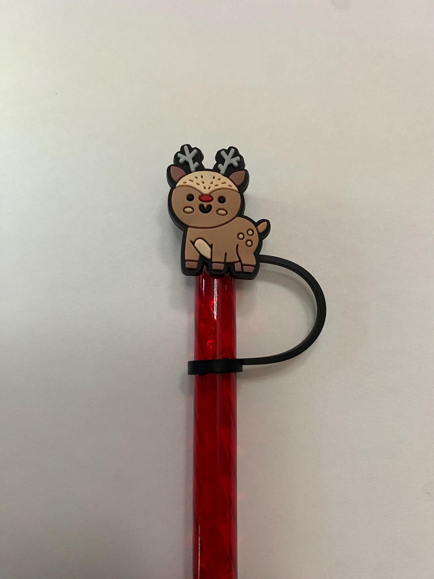 Reindeer Straw Topper for 10 mm Straws