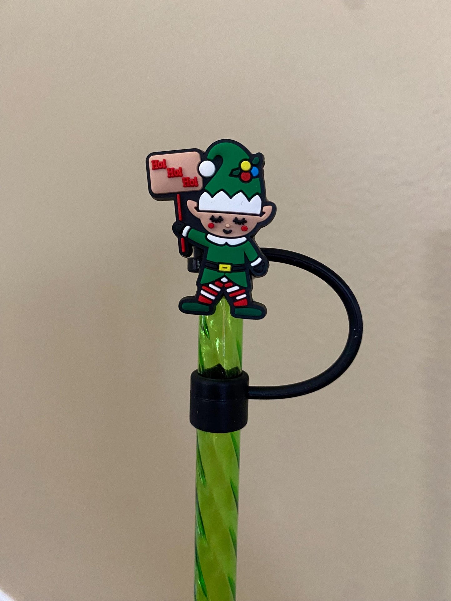 1 Deluxe Elf Straw Topper for 10 mm Straws