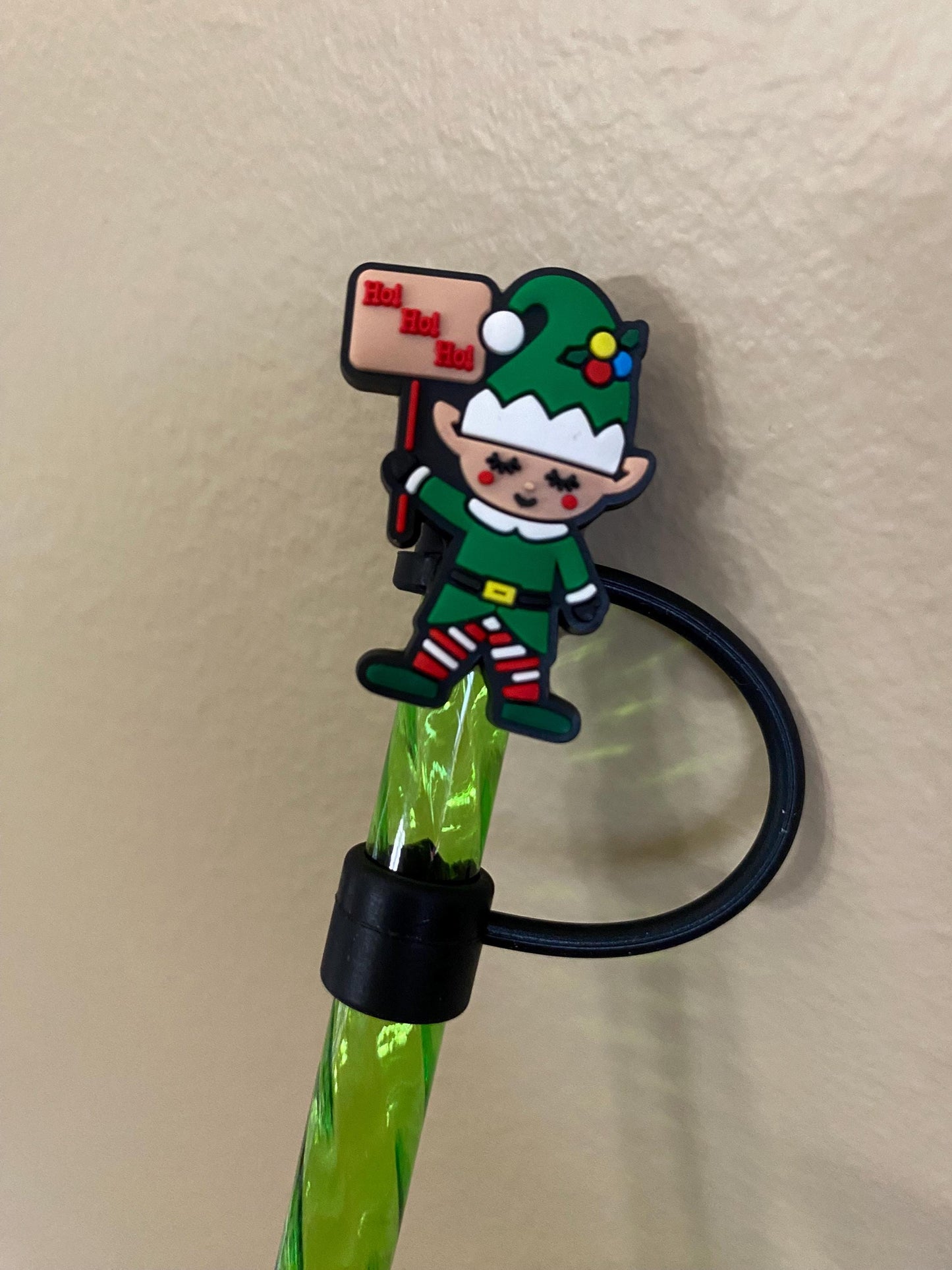 1 Deluxe Elf Straw Topper for 10 mm Straws