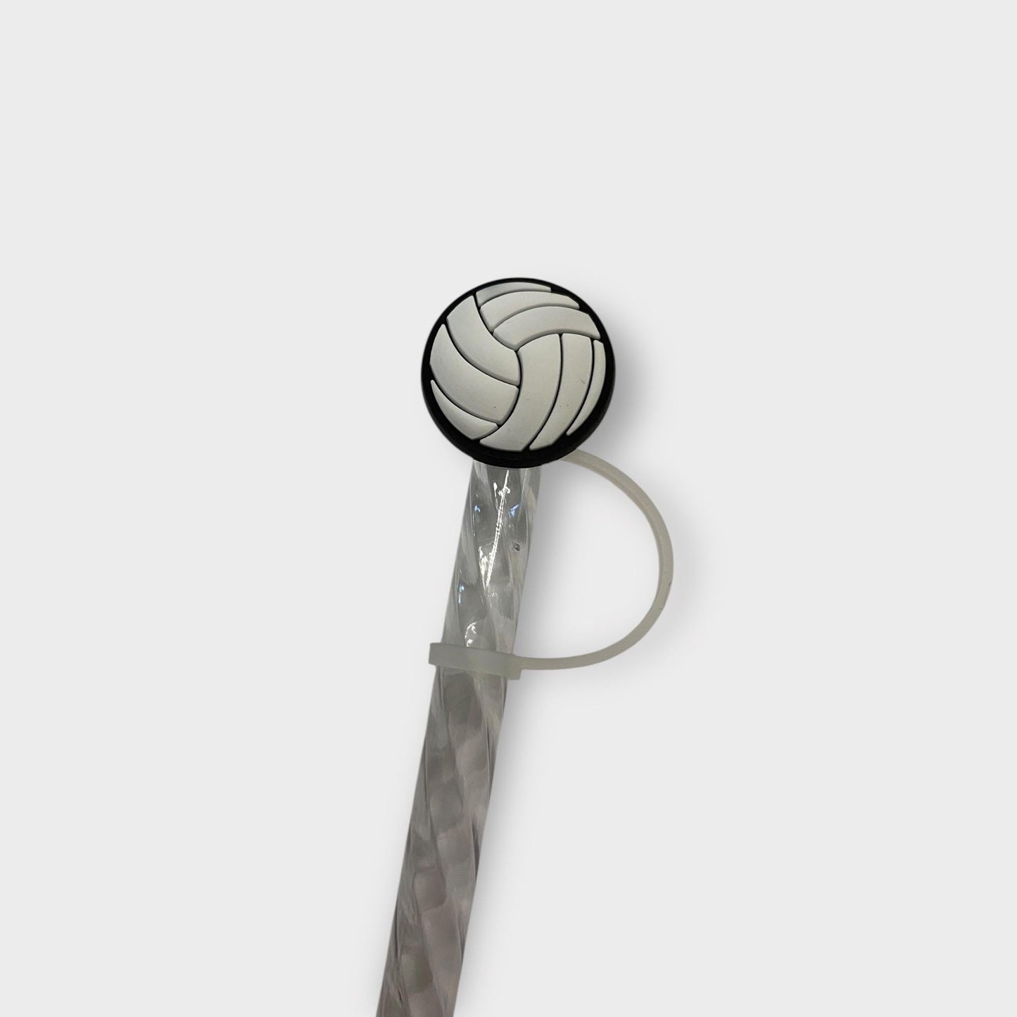 Volleyball Straw Topper for 10 mm Straws