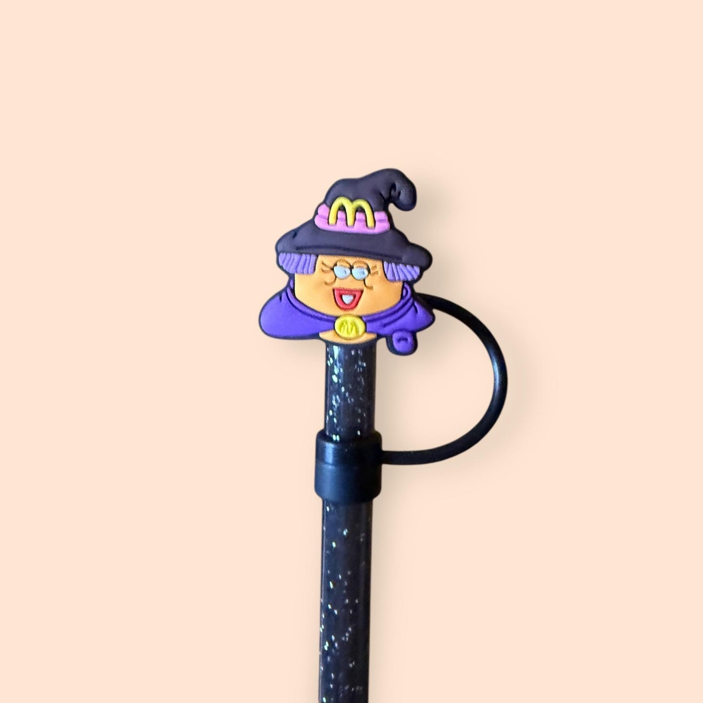 1 Deluxe Witch Nugget Straw Topper for 10 mm Straws