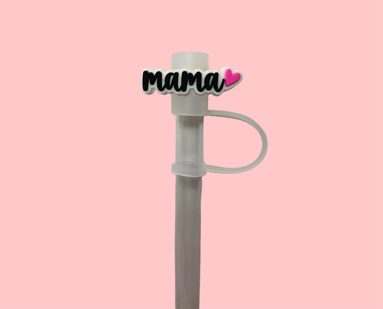 Mama Heart Straw Topper for 10 mm Straws