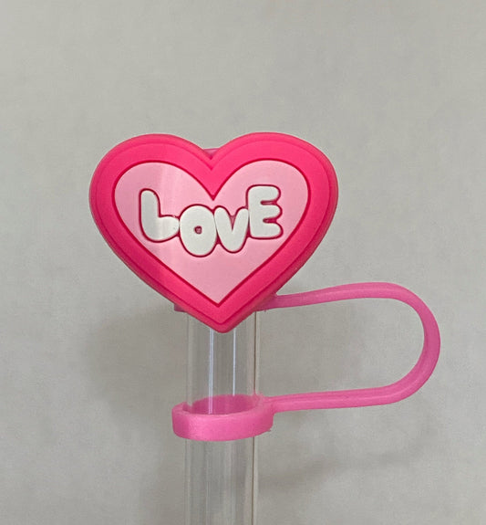 Love Heart Topper for 10 mm Straws
