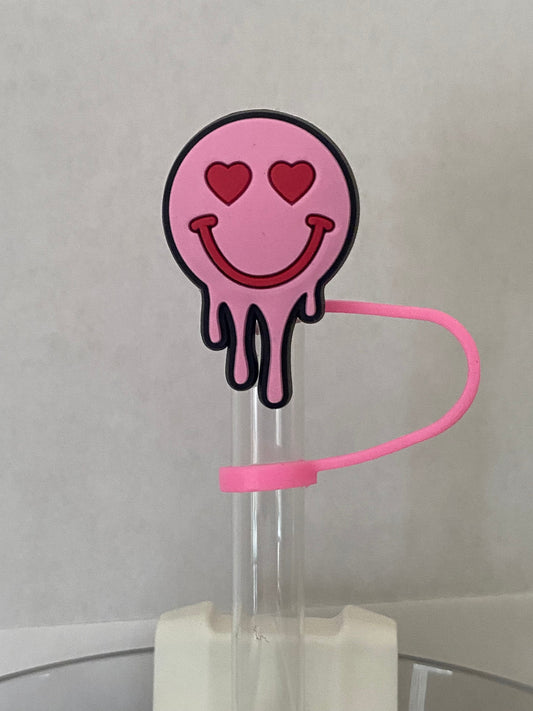 Heart Smiley Straw Topper for 10 mm Straws