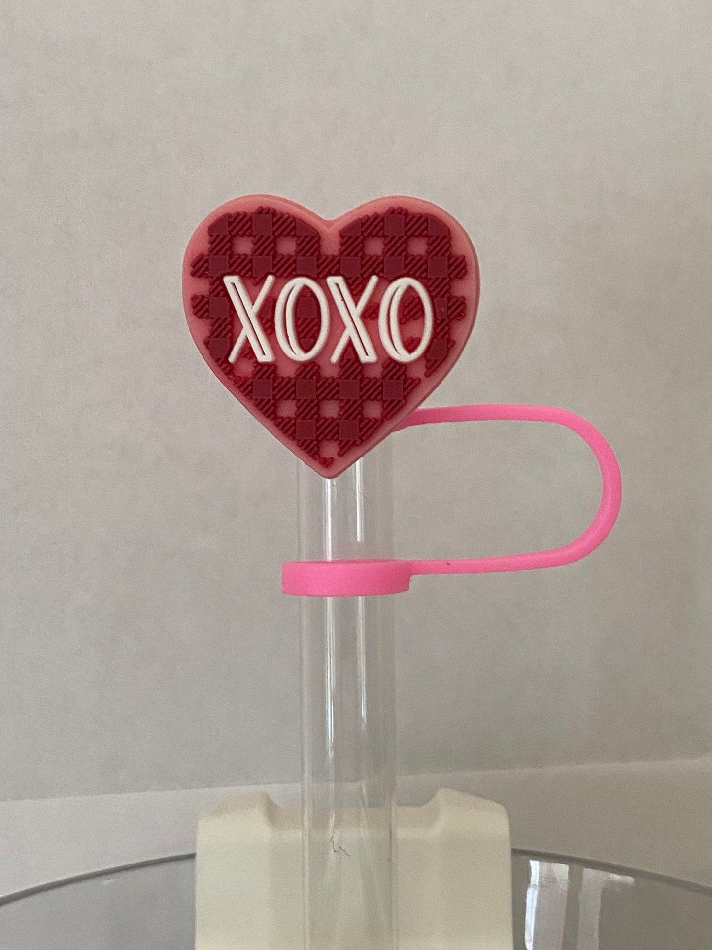 XOXO Heart Straw Topper for 10 mm Straws