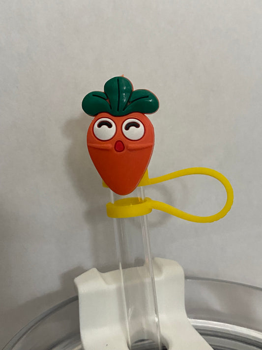 Carrot Straw Topper for 10 mm Straws