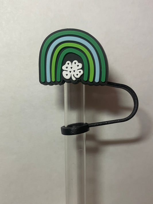 Lucky Green Rainbow Straw Topper for 10 mm Straws