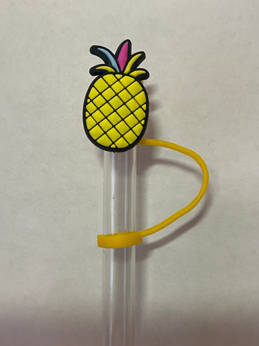 Tropical Pineapple Straw Topper for 10 mm Straws