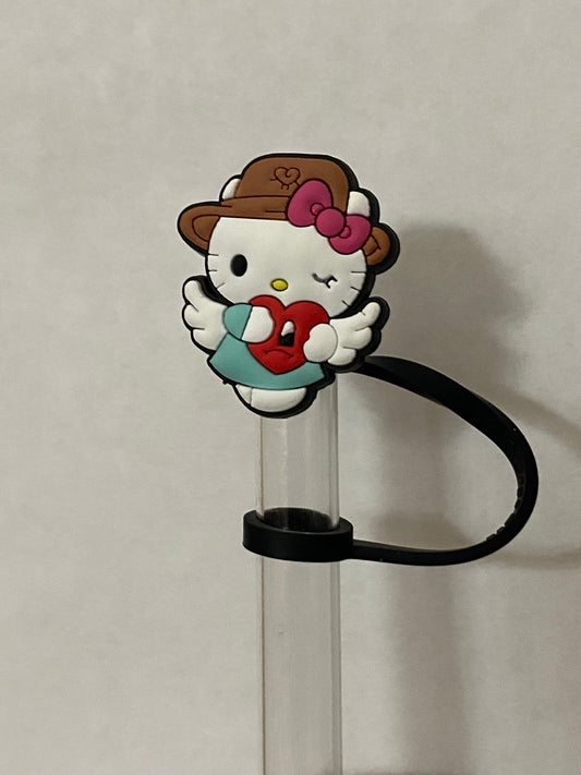 Heart Kitty Straw Topper for 10 mm Straws