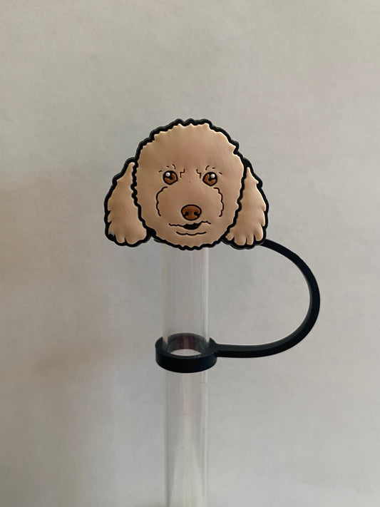 Goldendoodle Topper for 10 mm Straws