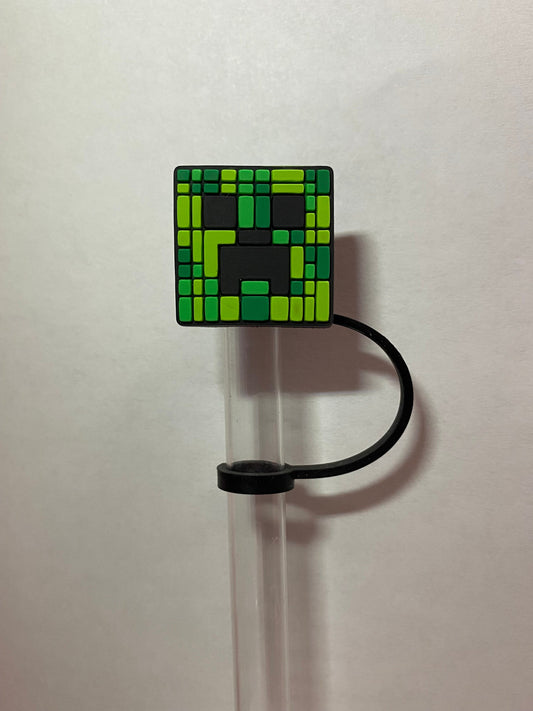 Green Zombie Straw Topper for 10 mm Straws