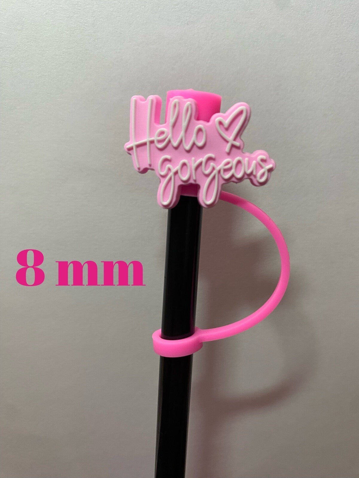 Baby Hello Gorgeous Straw Topper for 8 mm Straws