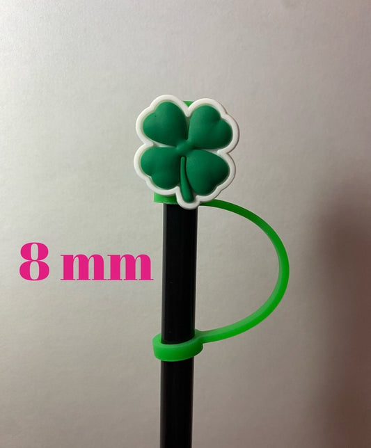 Baby Lucky Clover Straw Topper for 8 mm Straws