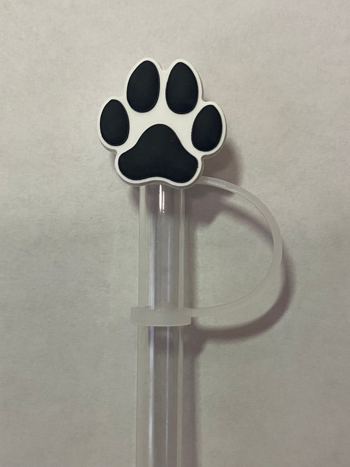 Dog Paw Straw Topper for 10 mm Straws