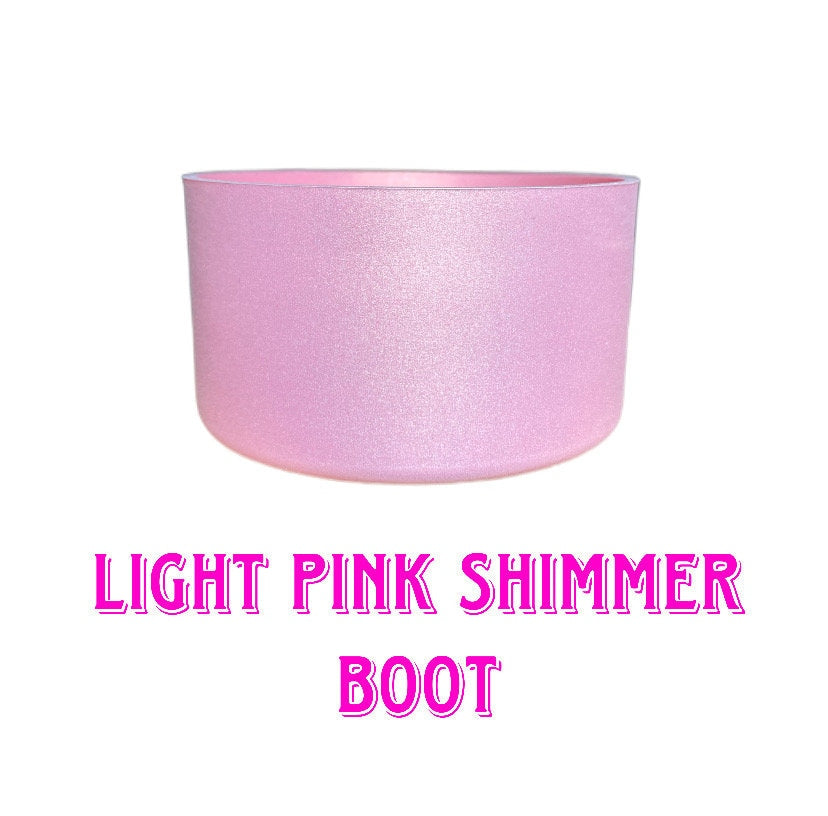 Light Pink Shimmer Tumbler Boot