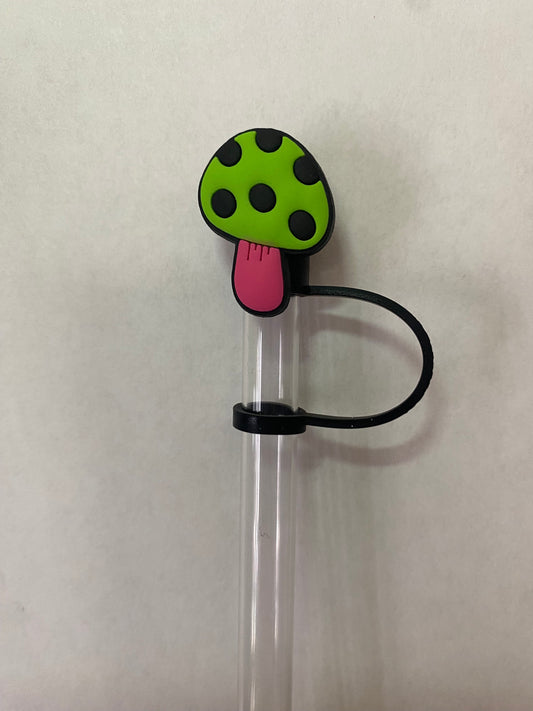 Neon Mushroom Straw Topper for 10 mm Straws