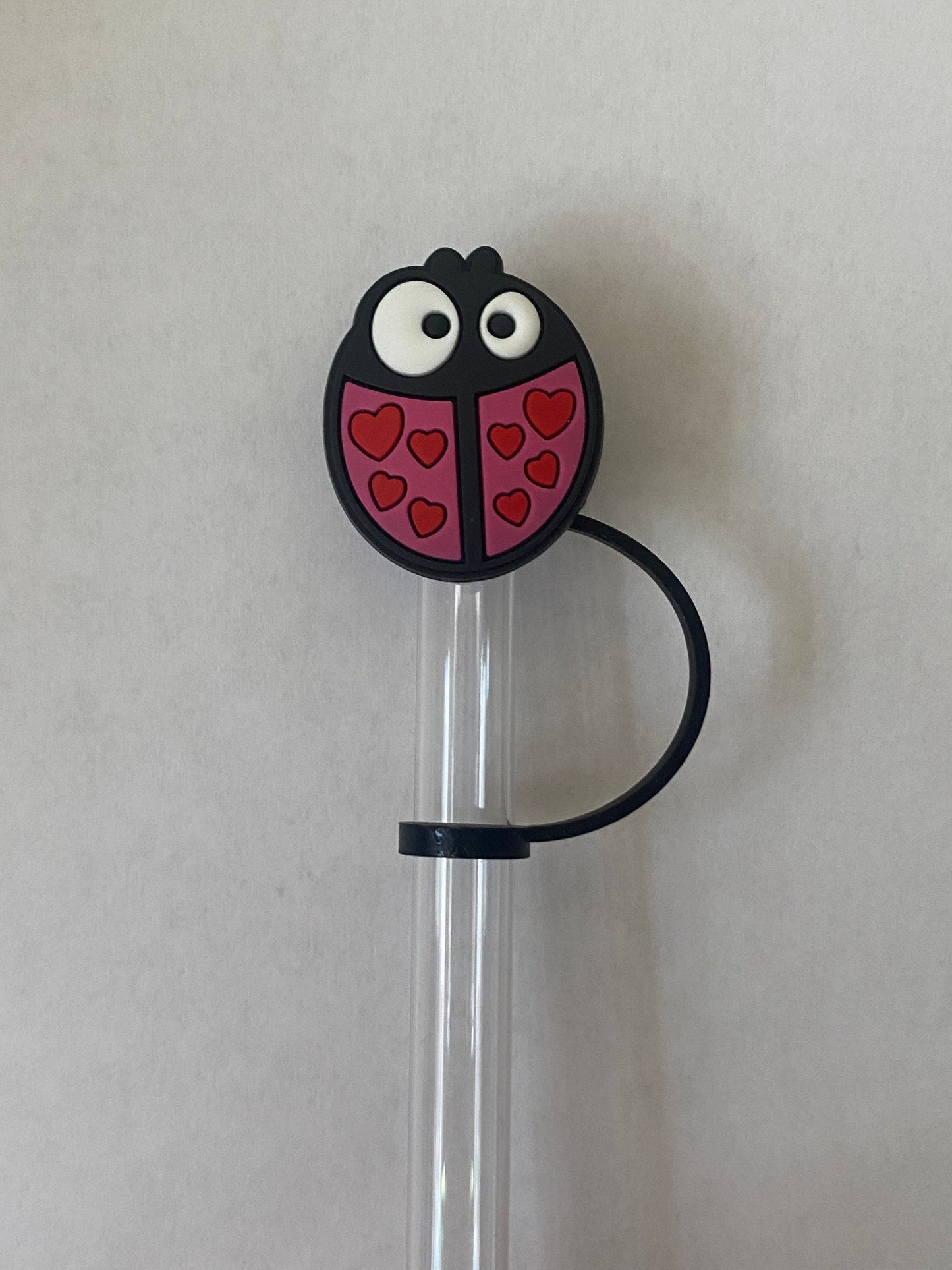 Love Bug Straw Topper for 10 mm Straws