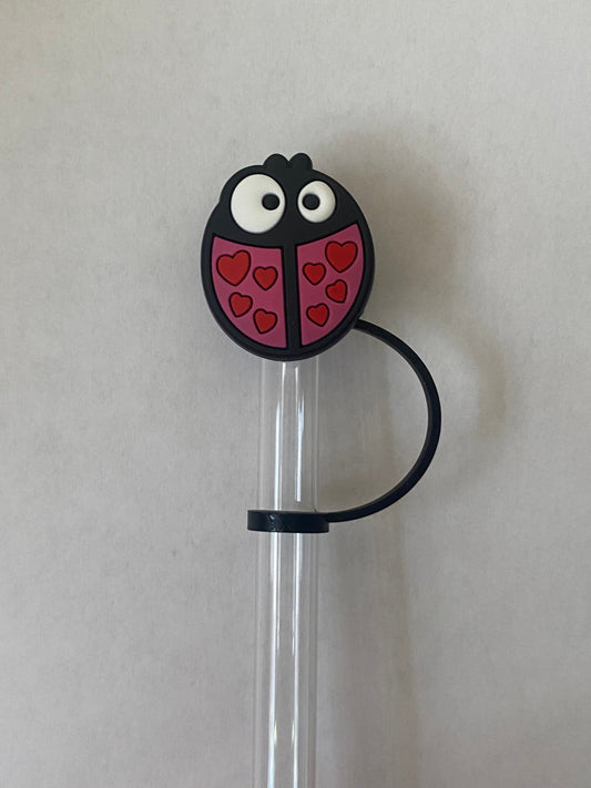 Love Bug Straw Topper for 10 mm Straws