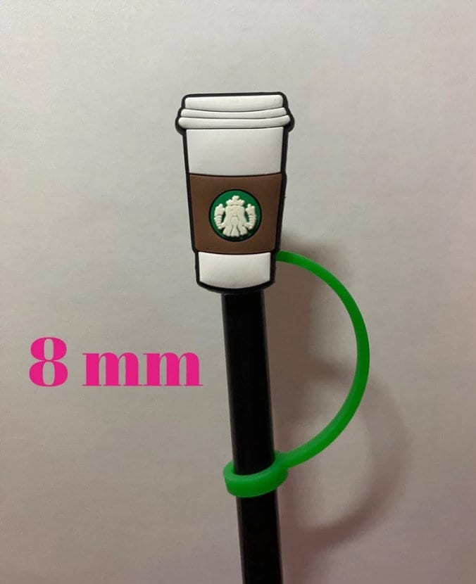 Hot Coffee Straw Topper for 8 mm Straws