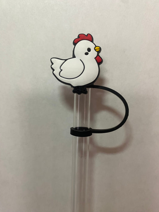 Chicken Straw Topper for 10 mm Straws