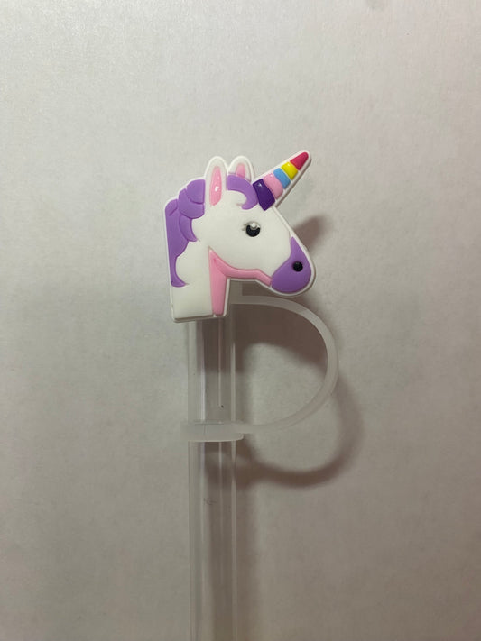Rainbow Horn Unicorn Straw Topper for 10 mm Straws