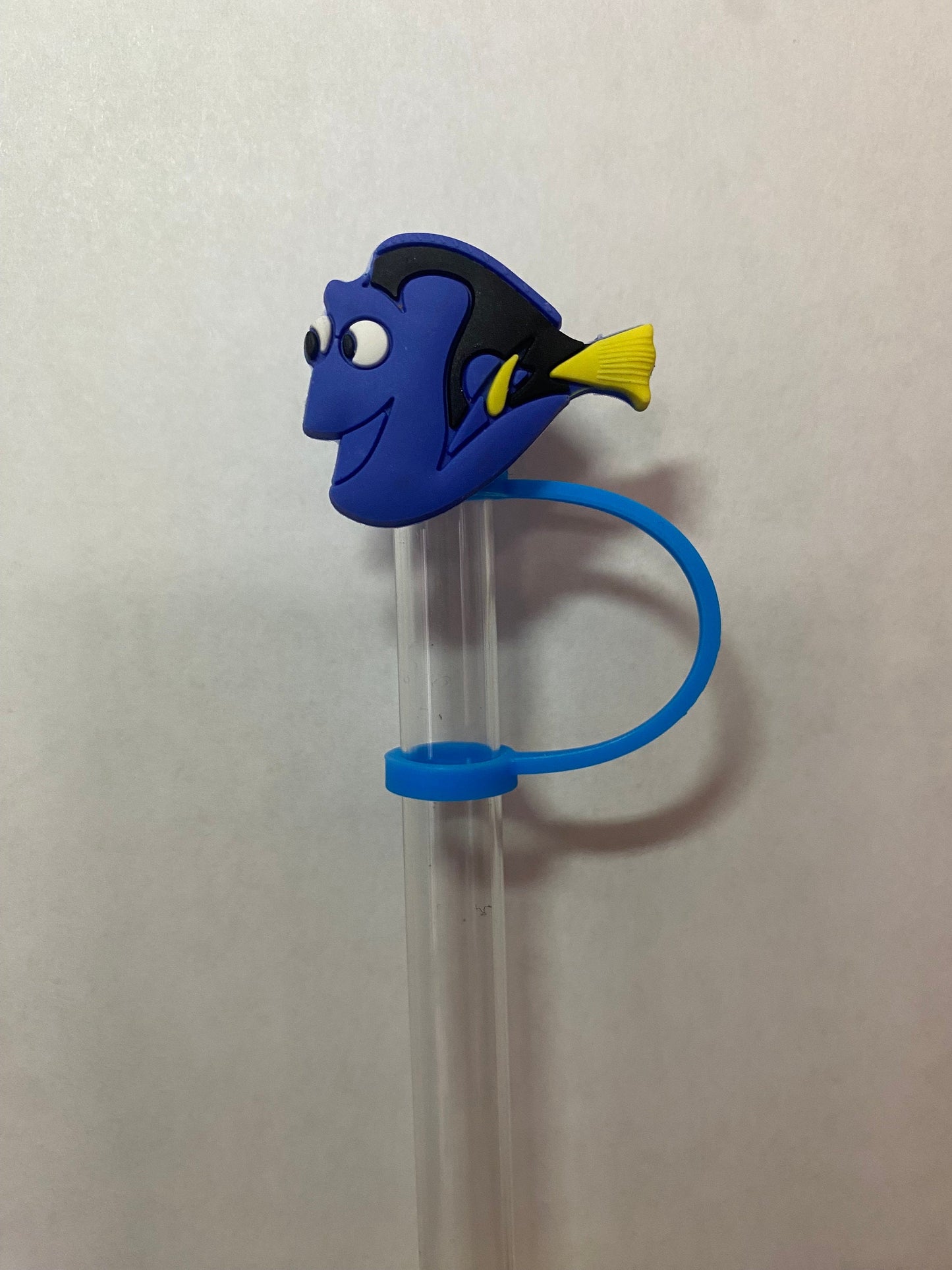 Blue Fish Straw Topper for 10 mm Straws