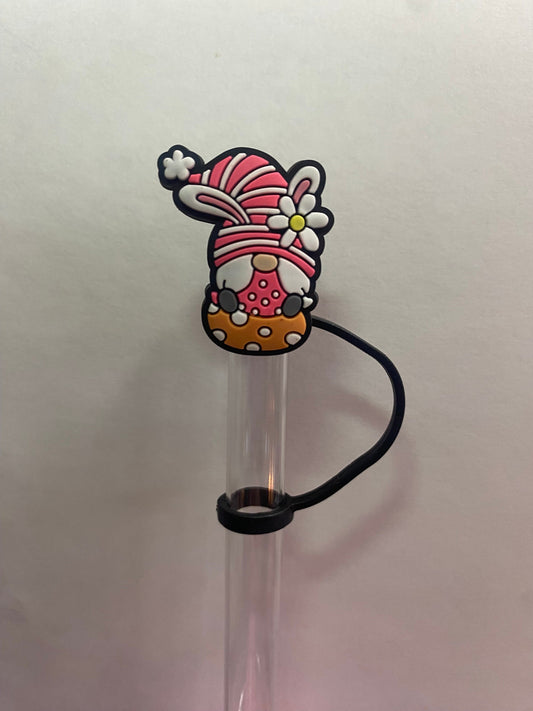 Flower Egg Gnome Straw Topper for 10 mm Straws