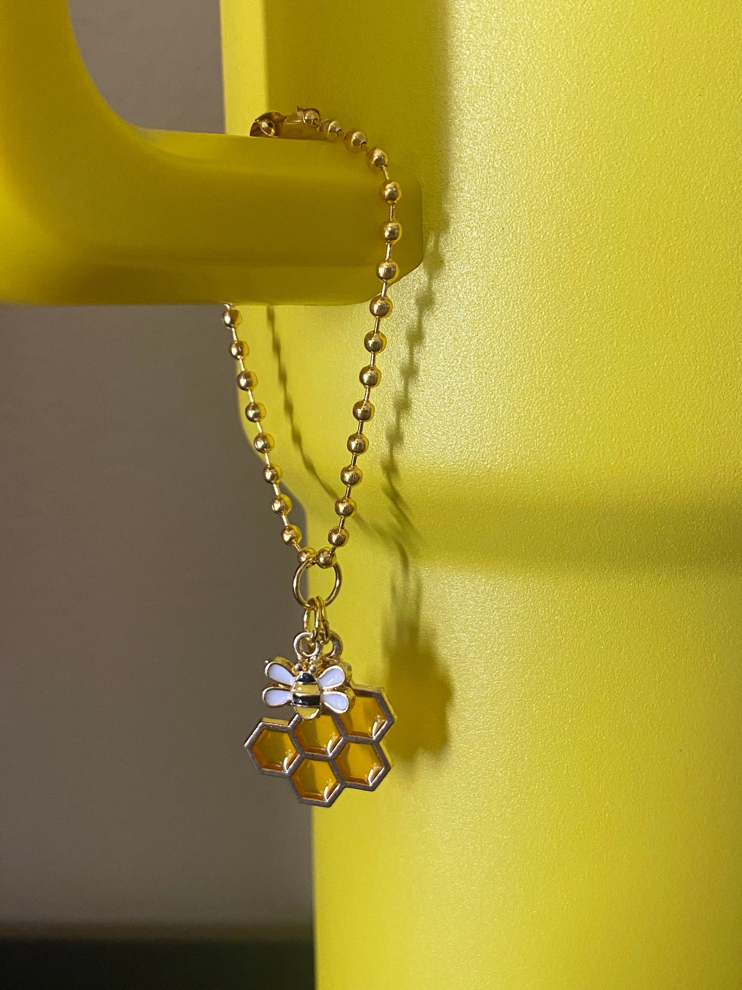 Bee and Honey Handle Charm