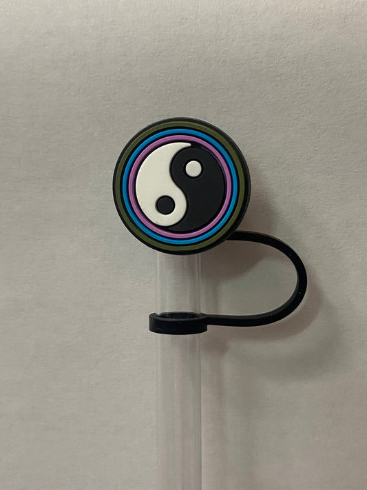 Ying Yang Straw Topper for 10 mm Straws