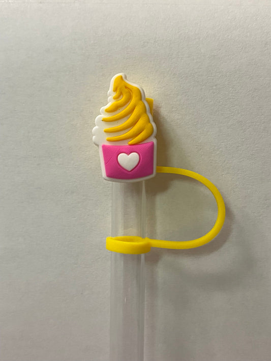 Frozen Pineapple Treat Straw Topper for 10 mm Straws