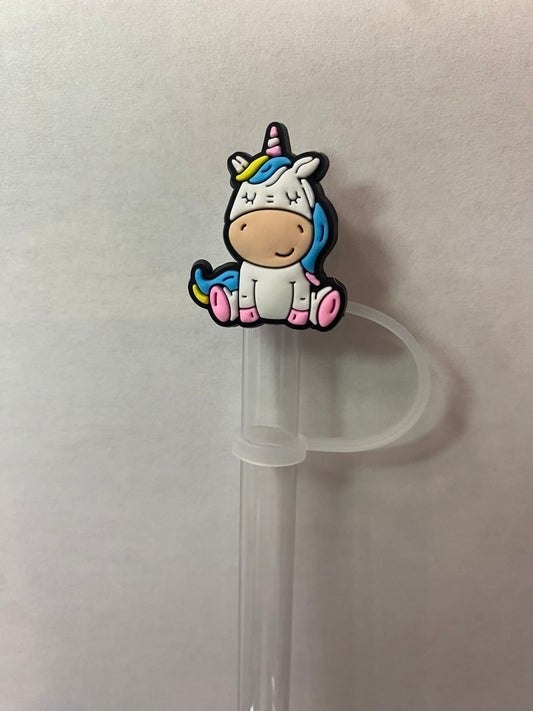 Sitting Unicorn Straw Topper for 10 mm Straws