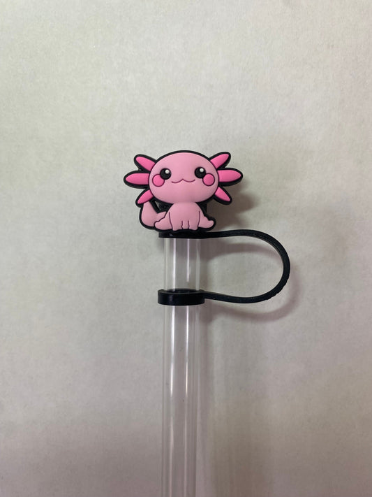 Happy Axolotl Straw Topper for 10 mm Straws