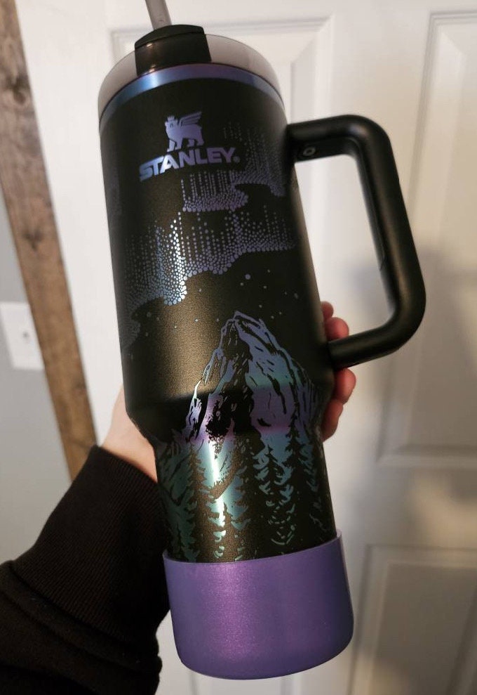 Metallic Purple Shimmer Tumbler Boot